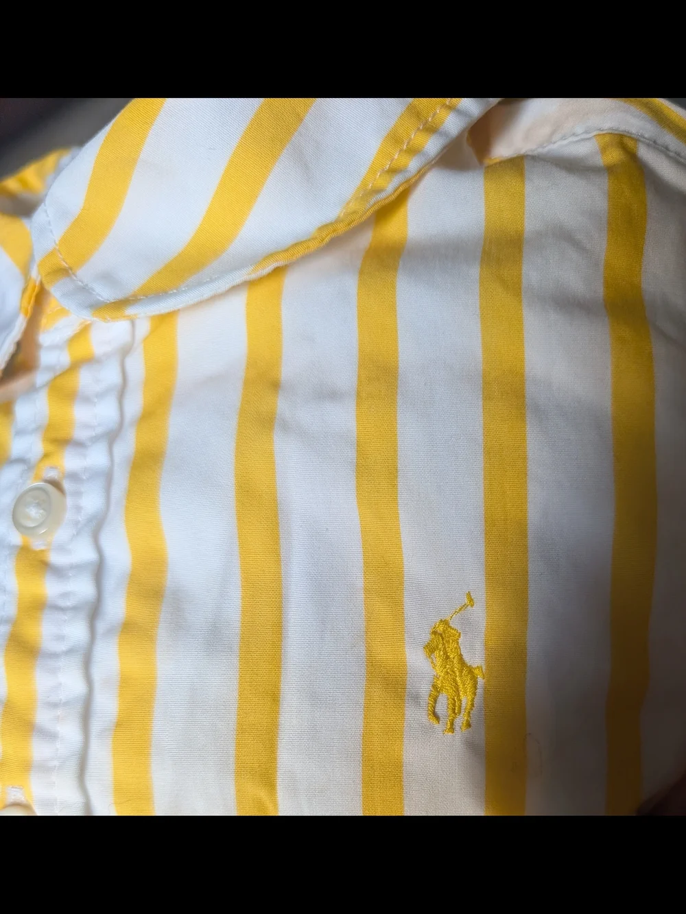Polo Ralph Lauren Girls 4T Yellow & White Striped Dress